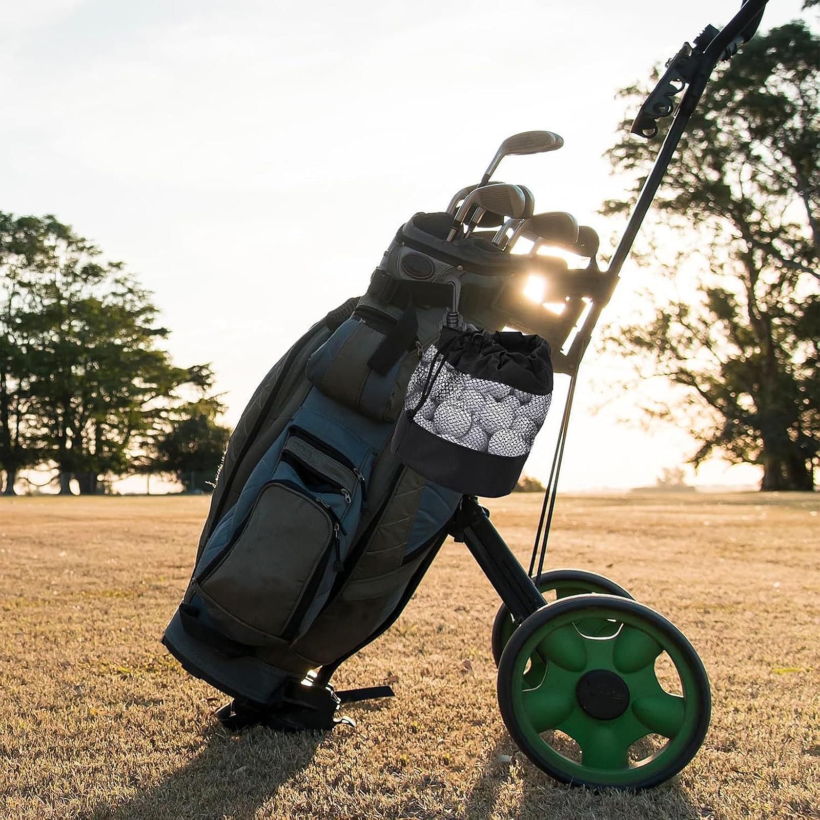 Golf Equipment Store - Golf Ball Drawstring Bag Drawstring Multipurpose
