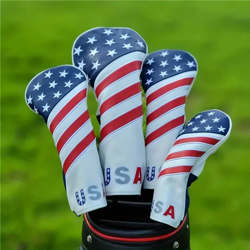 Golf Equipment Set - Patriotic Golf Club Head Cover Set
