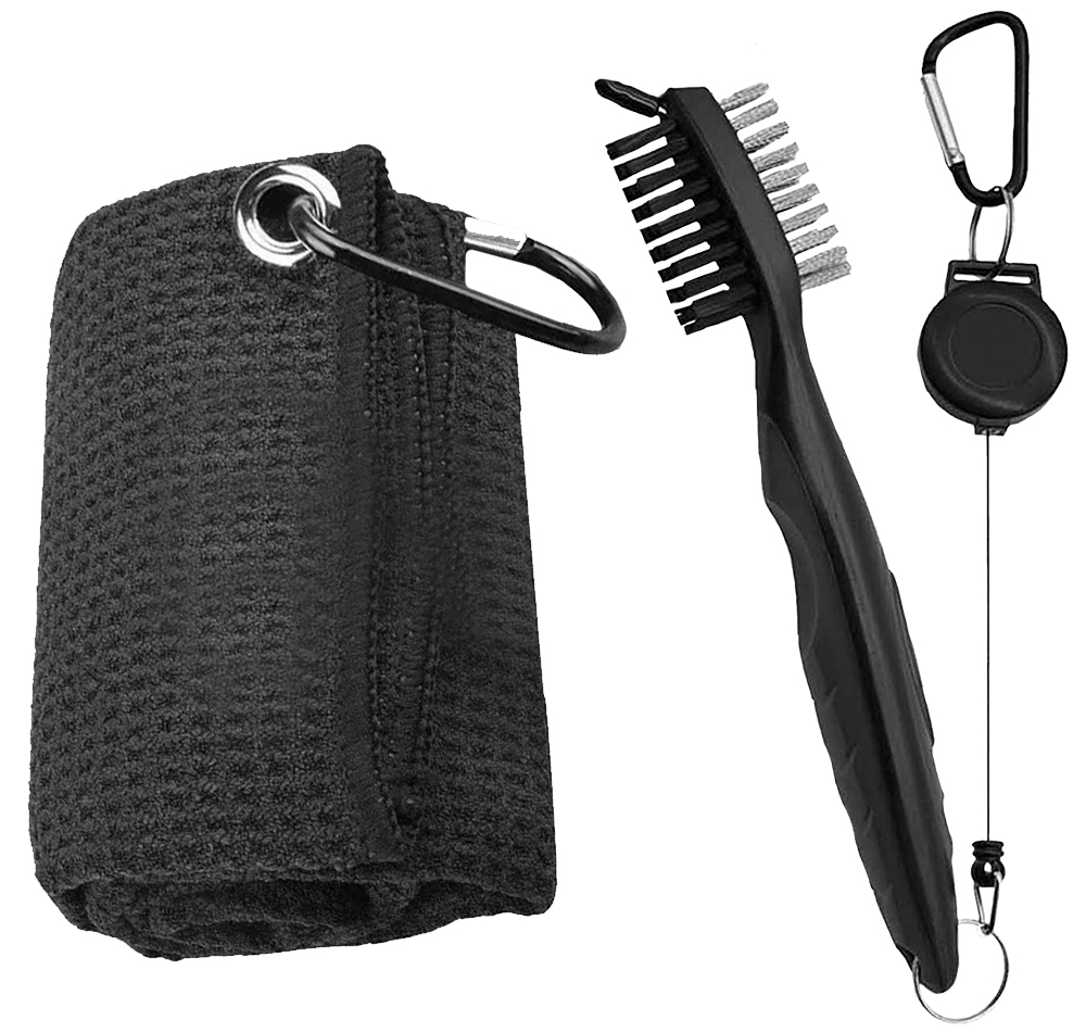 Golf Club Brush and Towel Clea - Golf Equipment Set review and price