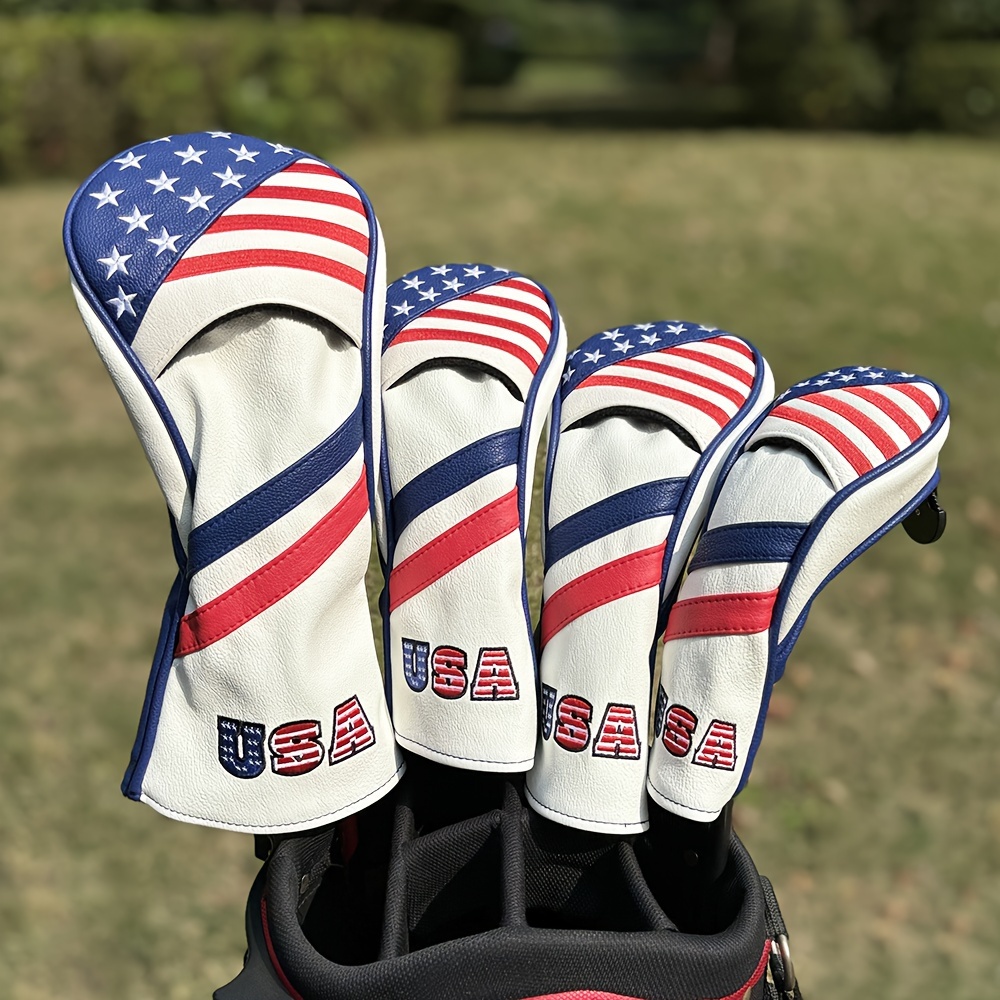 Patriotic Golf Club Head Cover - Golf Equipment Set review and price