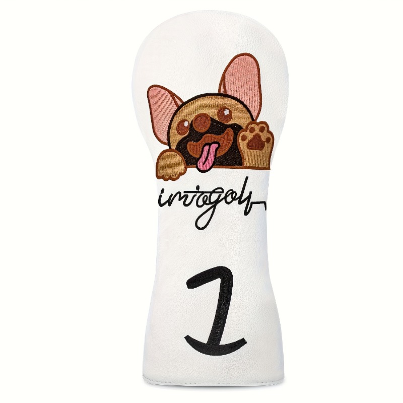 1pc Puppy Golf Club Cover - Cu - Golf Equipment Storage review and price