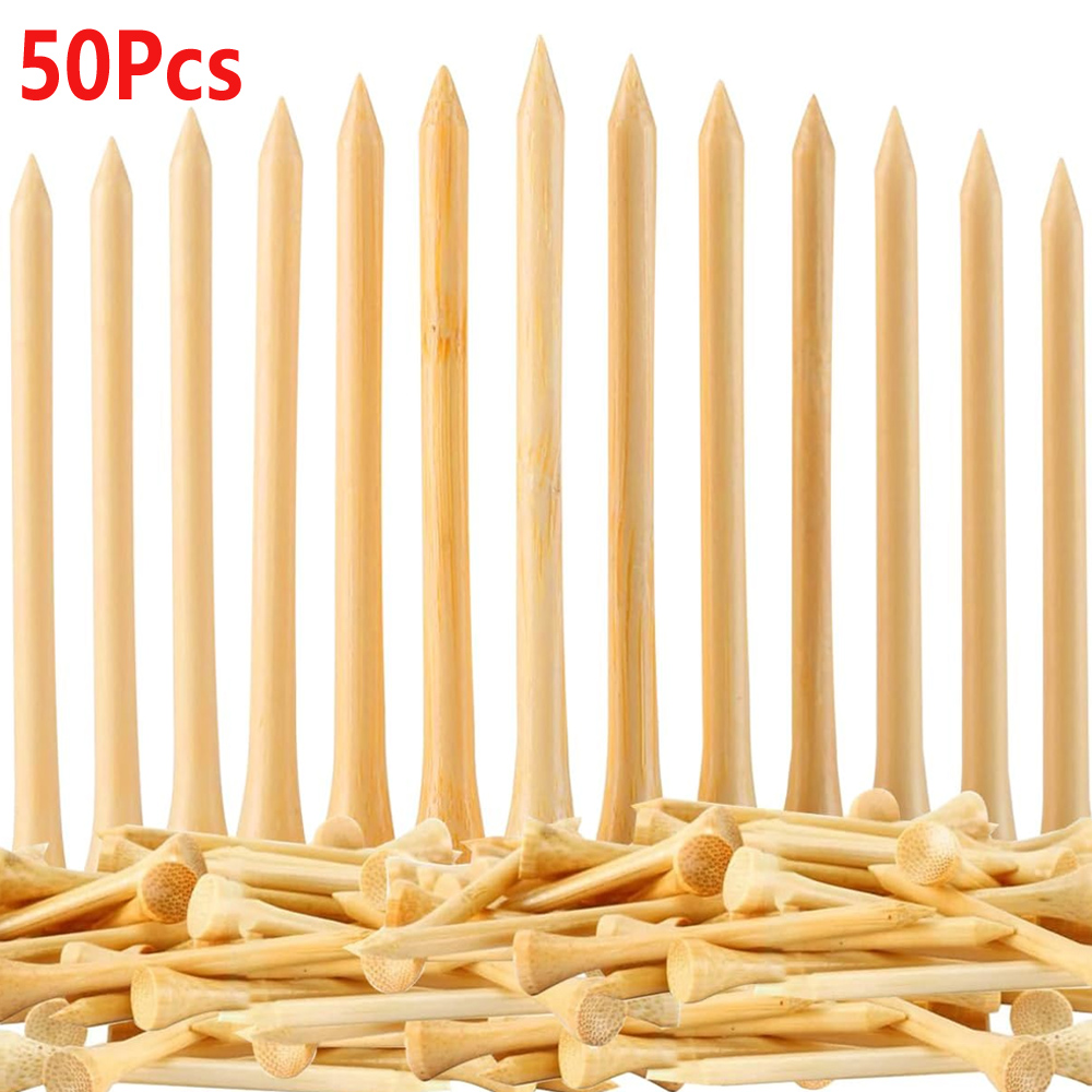 50Pcs/Set Wooden Golf Tee Tees - Golf Equipment Set review and price