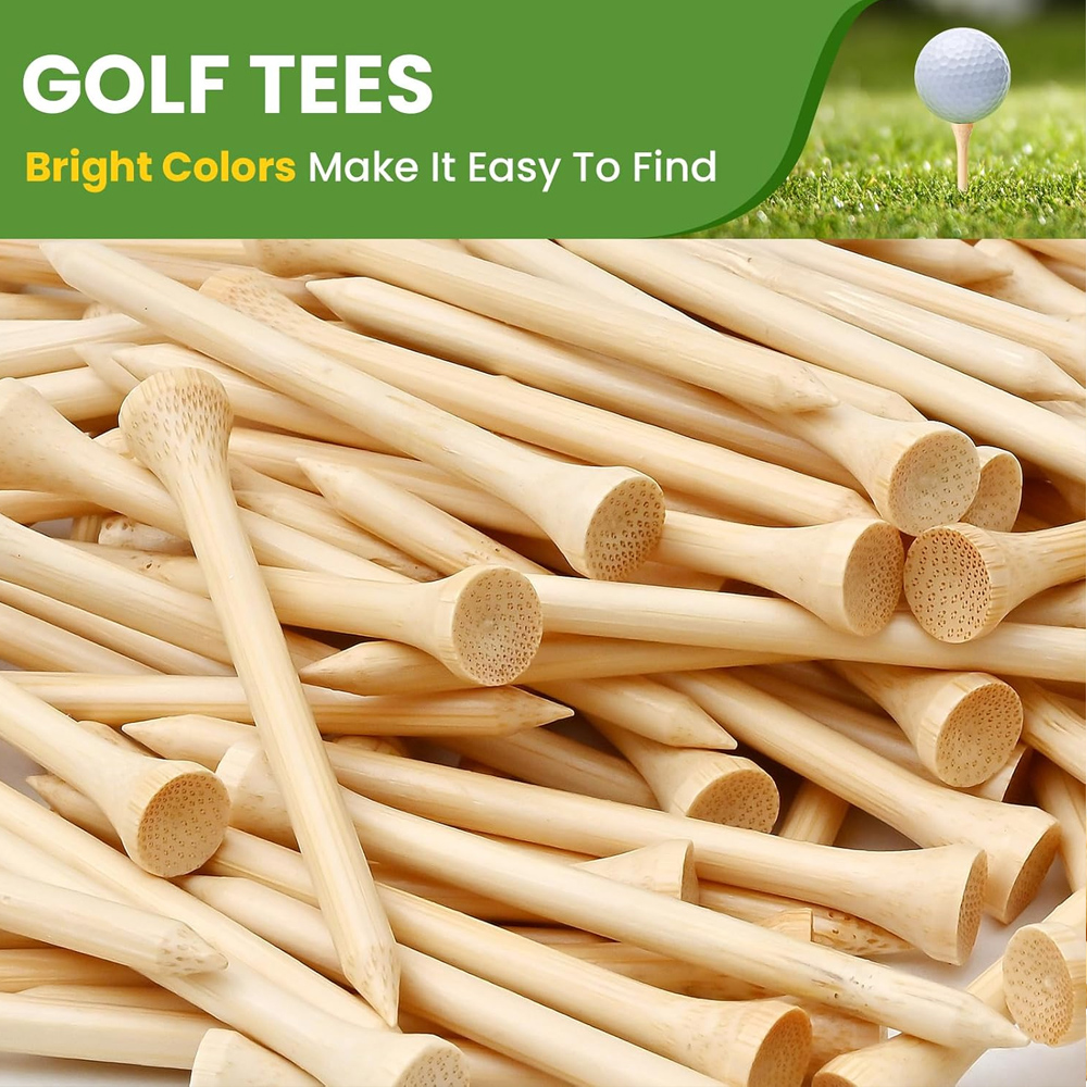 50Pcs/Set Wooden Golf Tee Tees - Golf Equipment Set review and price