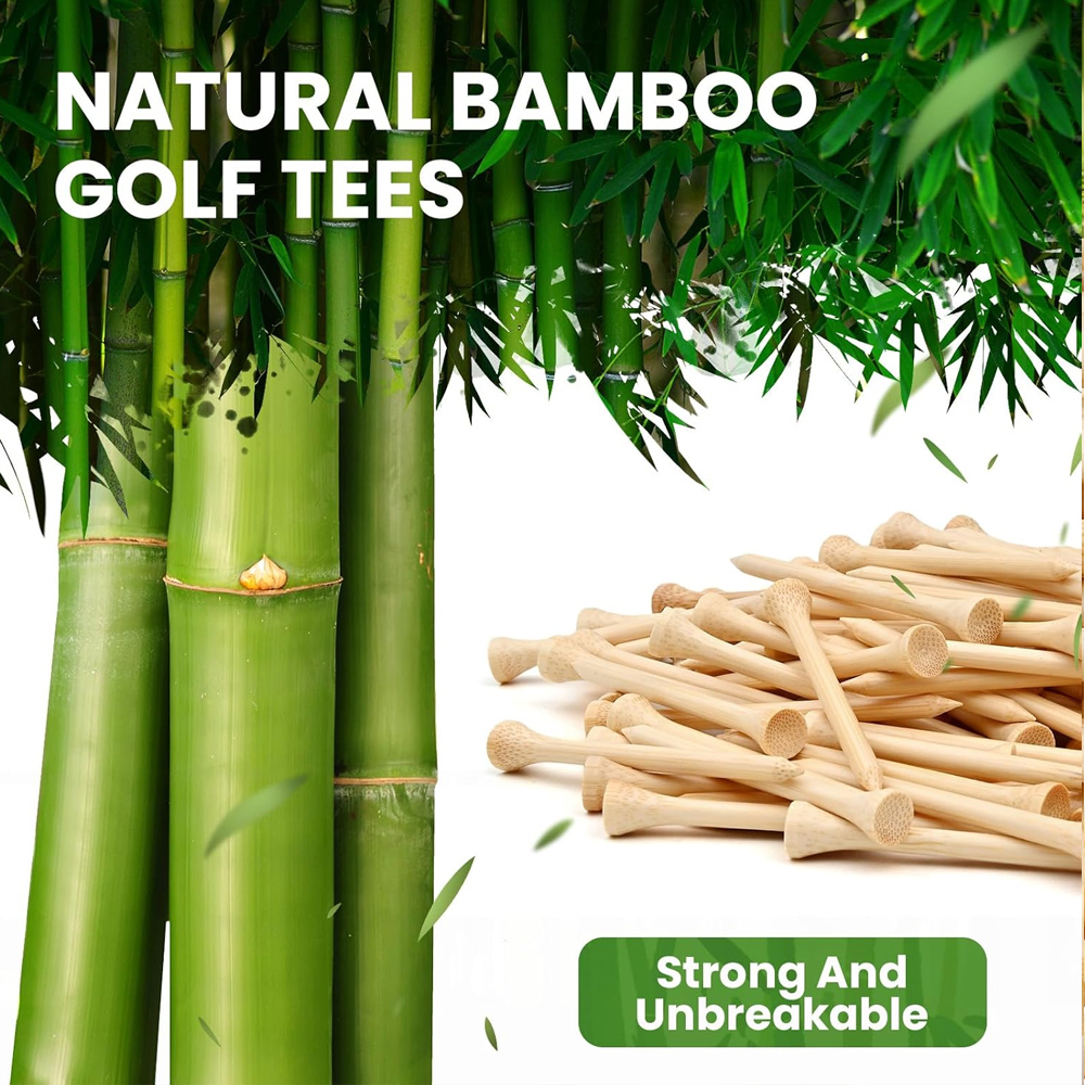 50Pcs/Set Wooden Golf Tee Tees - Golf Equipment Set review and price